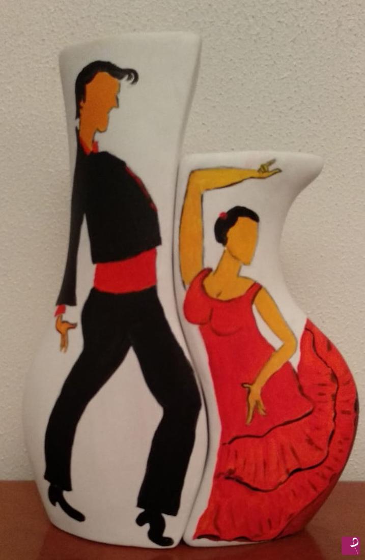 quadri in vendita online - VASO FLAMENCO