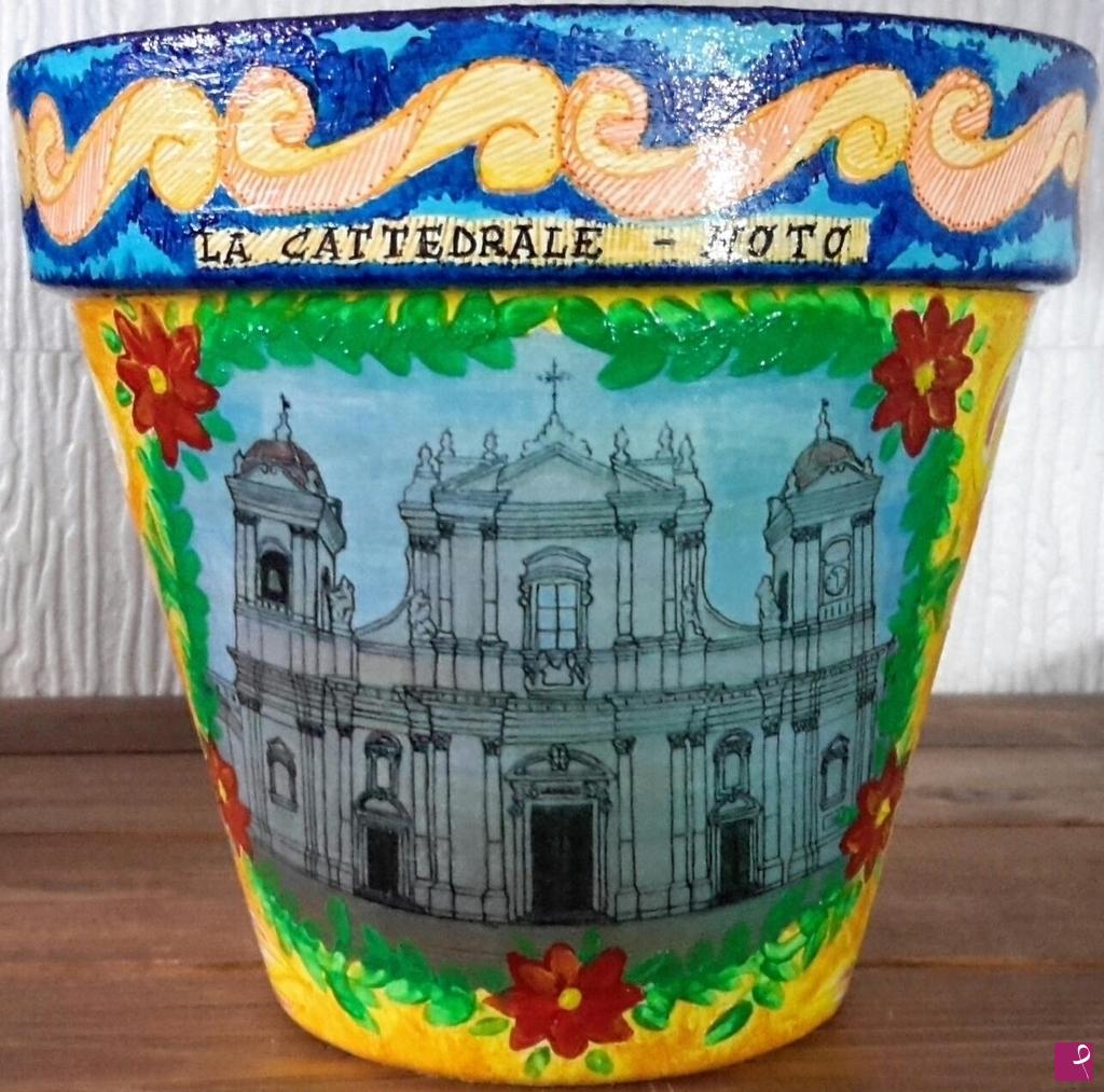 quadri in vendita online - VASO "LA  CATTEDRALE - NOTO".