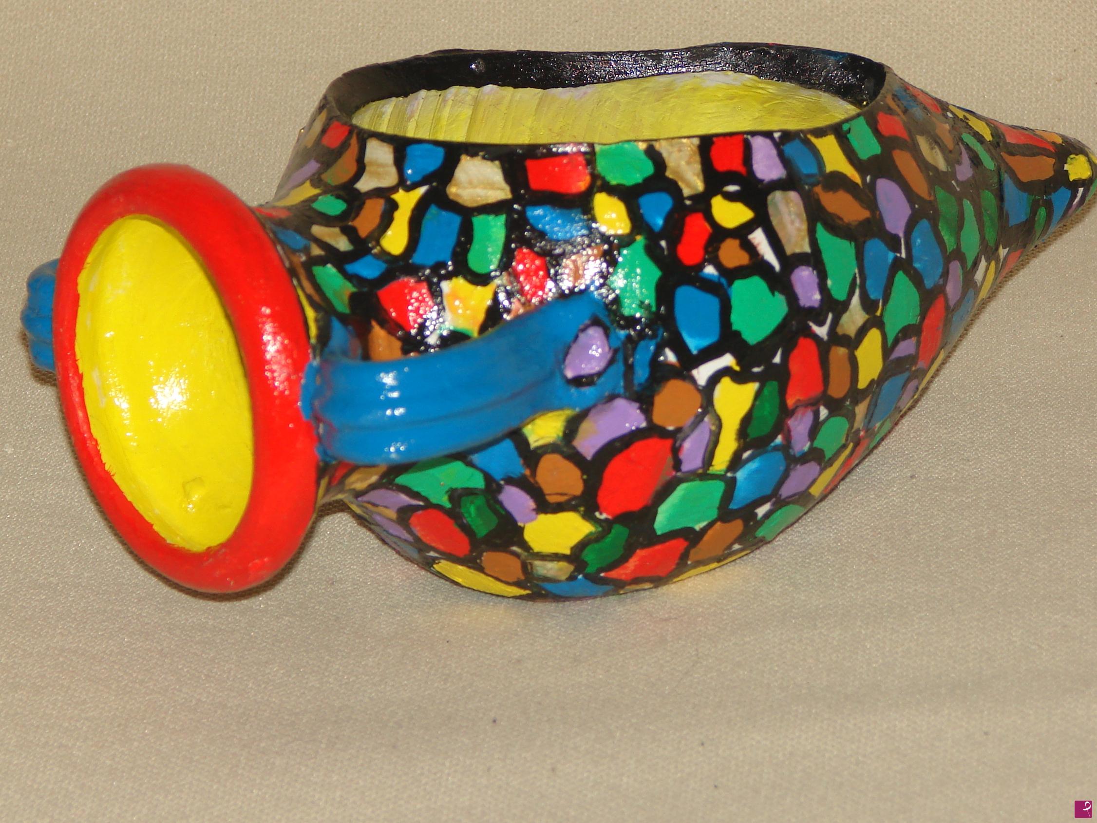 quadri in vendita online - vaso mosaico