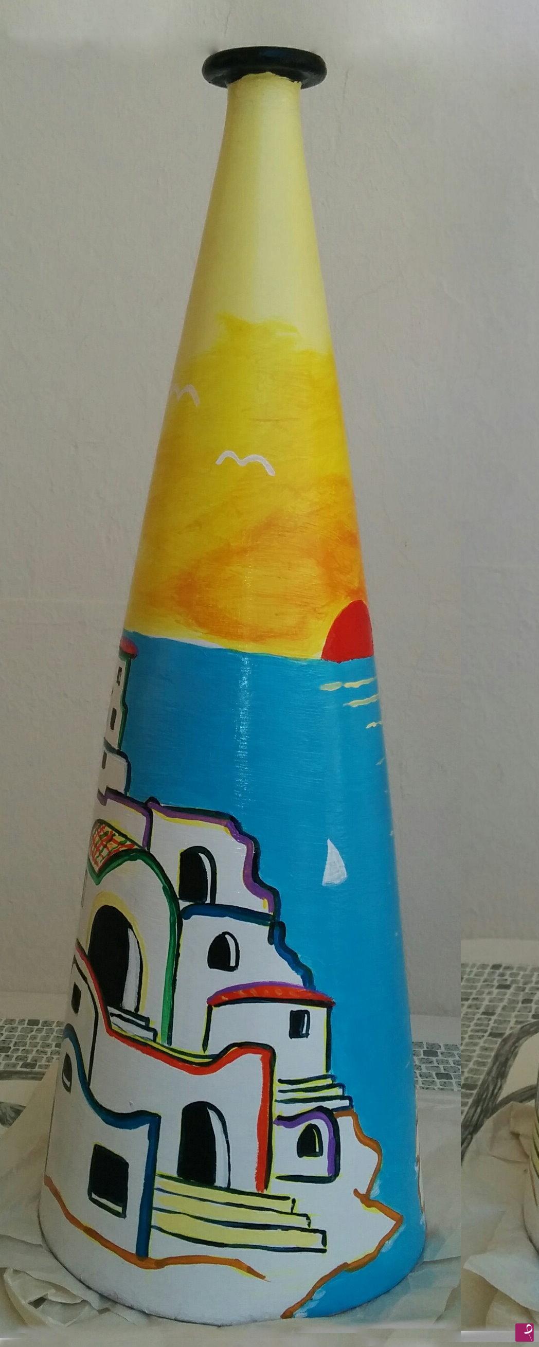 quadri in vendita online - VASO POSITANO (lato B)