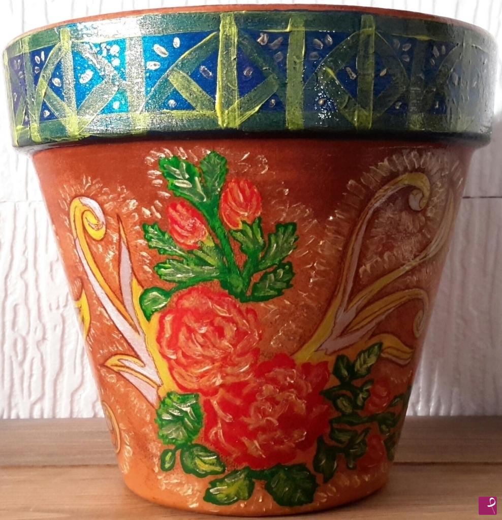 quadri in vendita online - VASO " ROSE  ROSSE "
