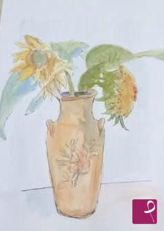 quadri in vendita online - Vecchi Girasoli 