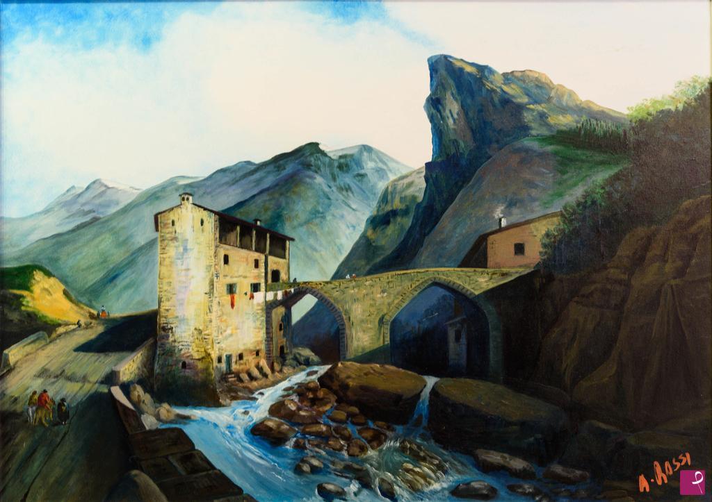 quadri in vendita online - VECCHIA STAZIONE DI POSTA  (2009)