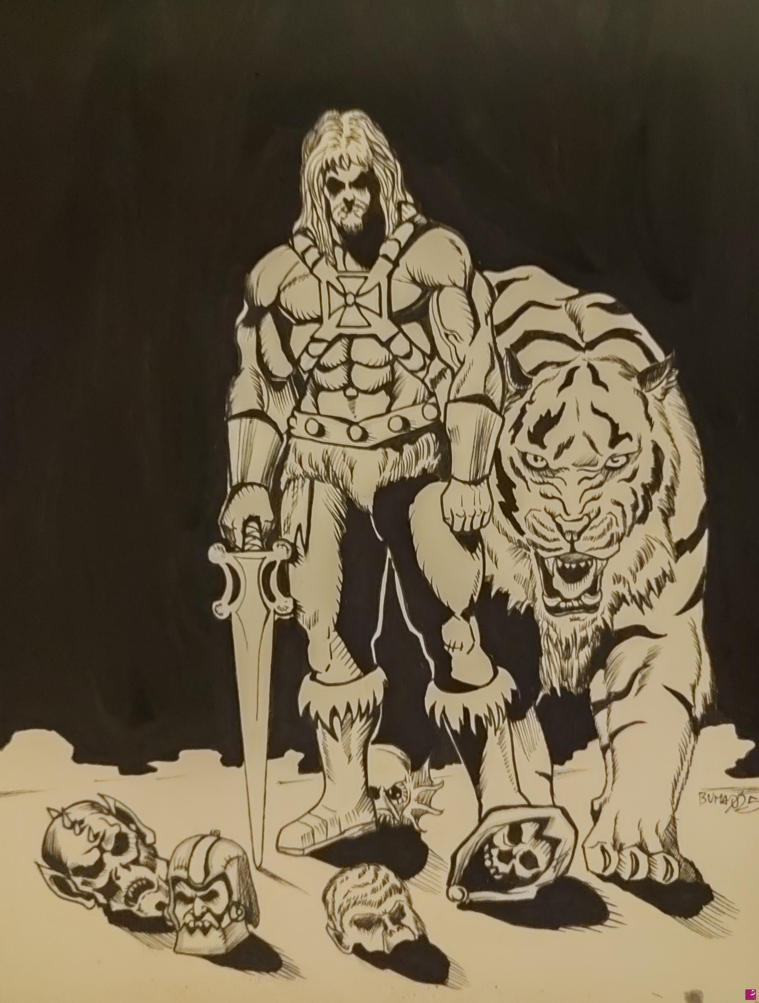 quadri in vendita online - vecchio He-Man