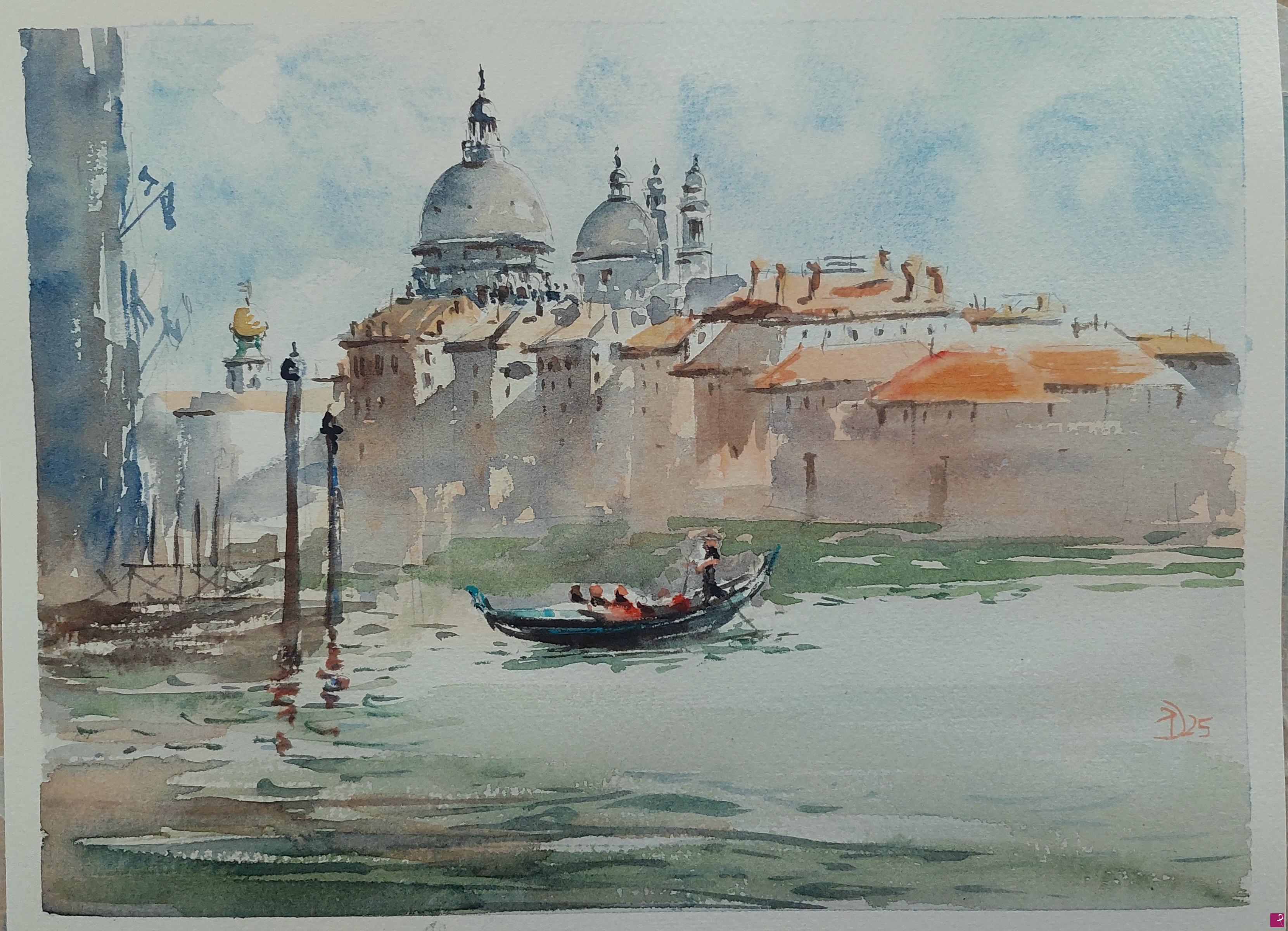 quadri in vendita online - Veduta classica di Venezia