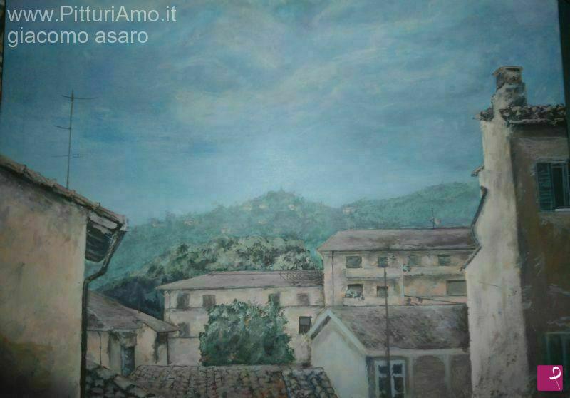 quadri in vendita online - veduta di Firenze, le cure