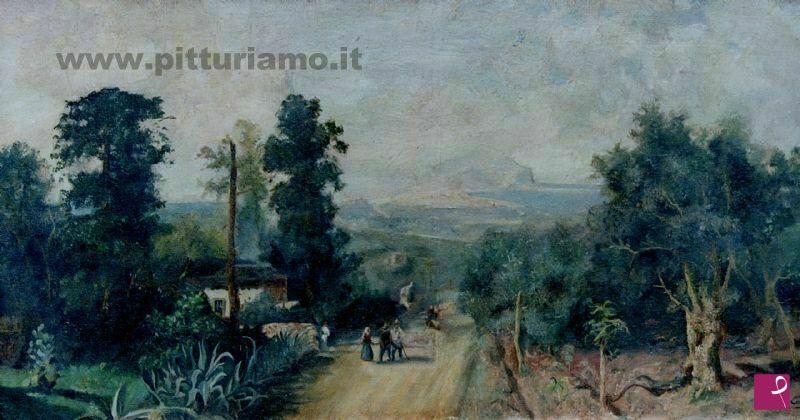 quadri in vendita online - veduta di palermo