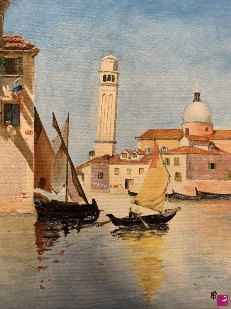 quadri in vendita online - Veduta di San Pietro di Castello
