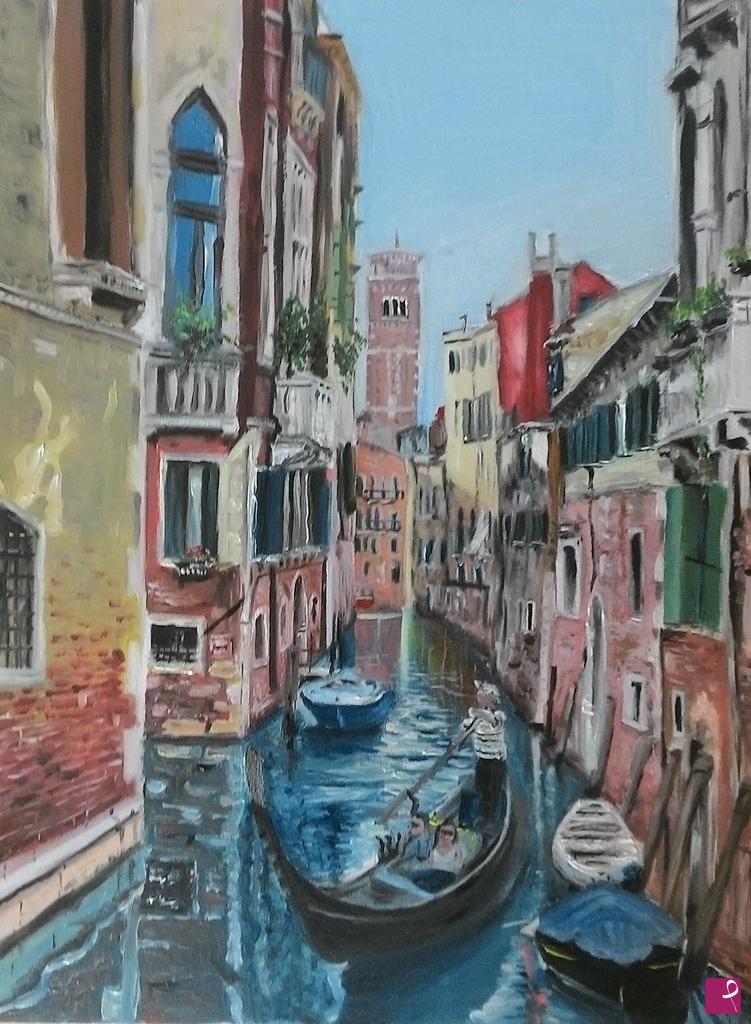 quadri in vendita online - Veduta di Venezia