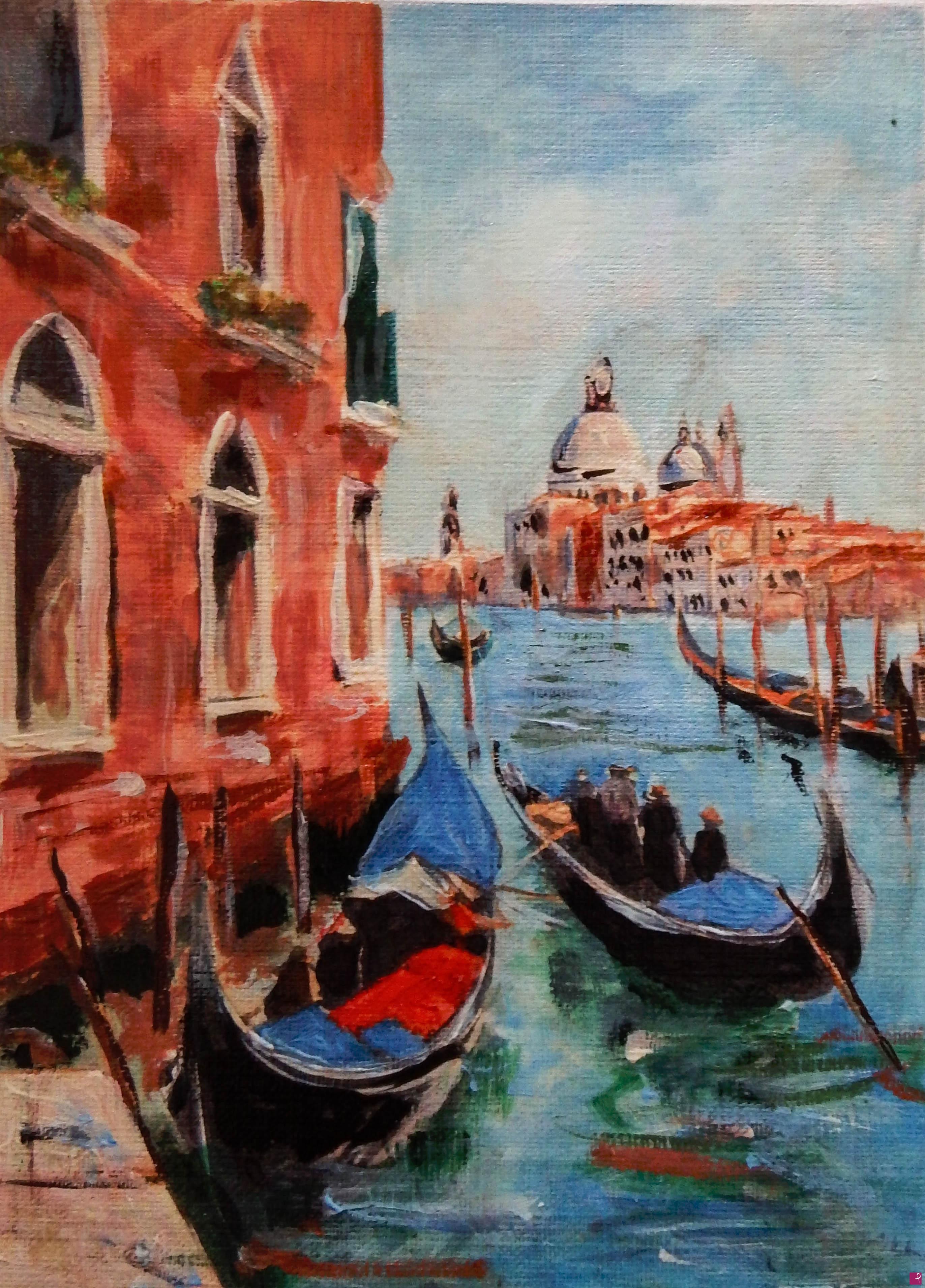 quadri in vendita online - Veduta veneziana