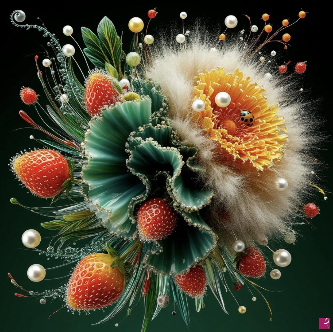 quadri in vendita online - Vegetable bouquet