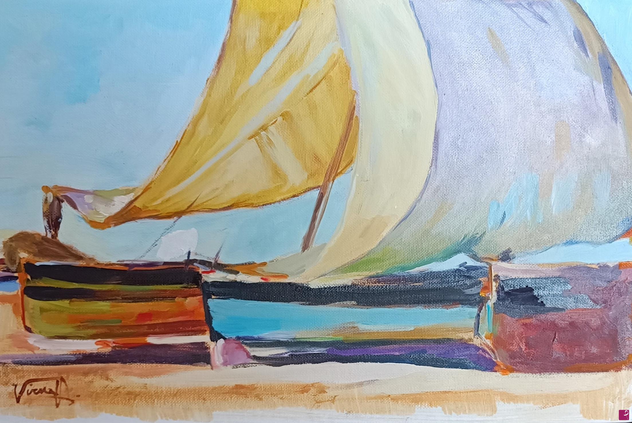 quadri in vendita online - Velas in playa de Valencia