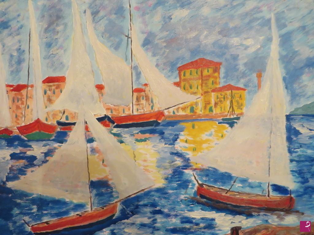quadri in vendita online - Vele a Cala Gavetta