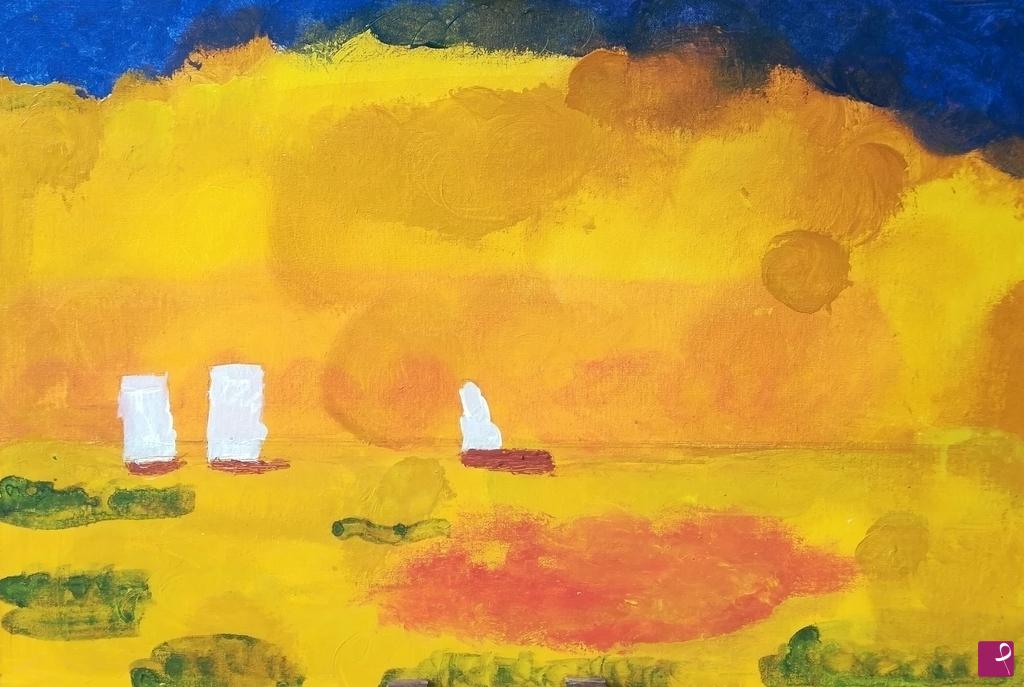 quadri in vendita online - vele al tramonto