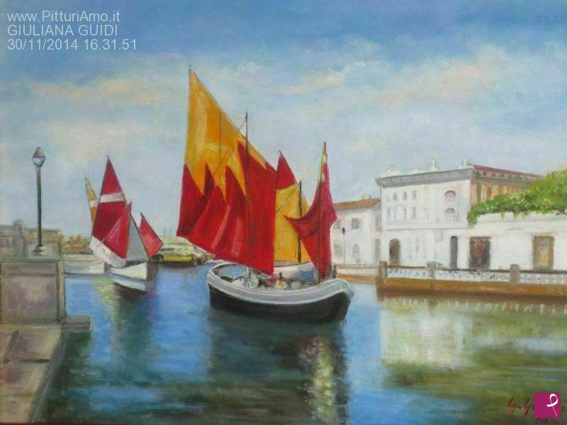 quadri in vendita online - VELE ROSSE