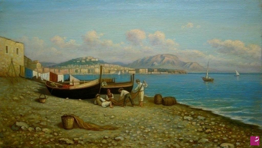 quadri in vendita online - VENDITA DIPINTI - Pescatori
