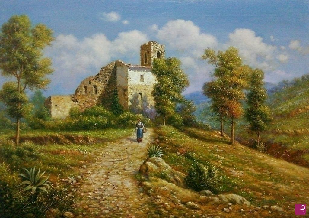 quadri in vendita online - VENDITA QUADRI - Castello diroccato