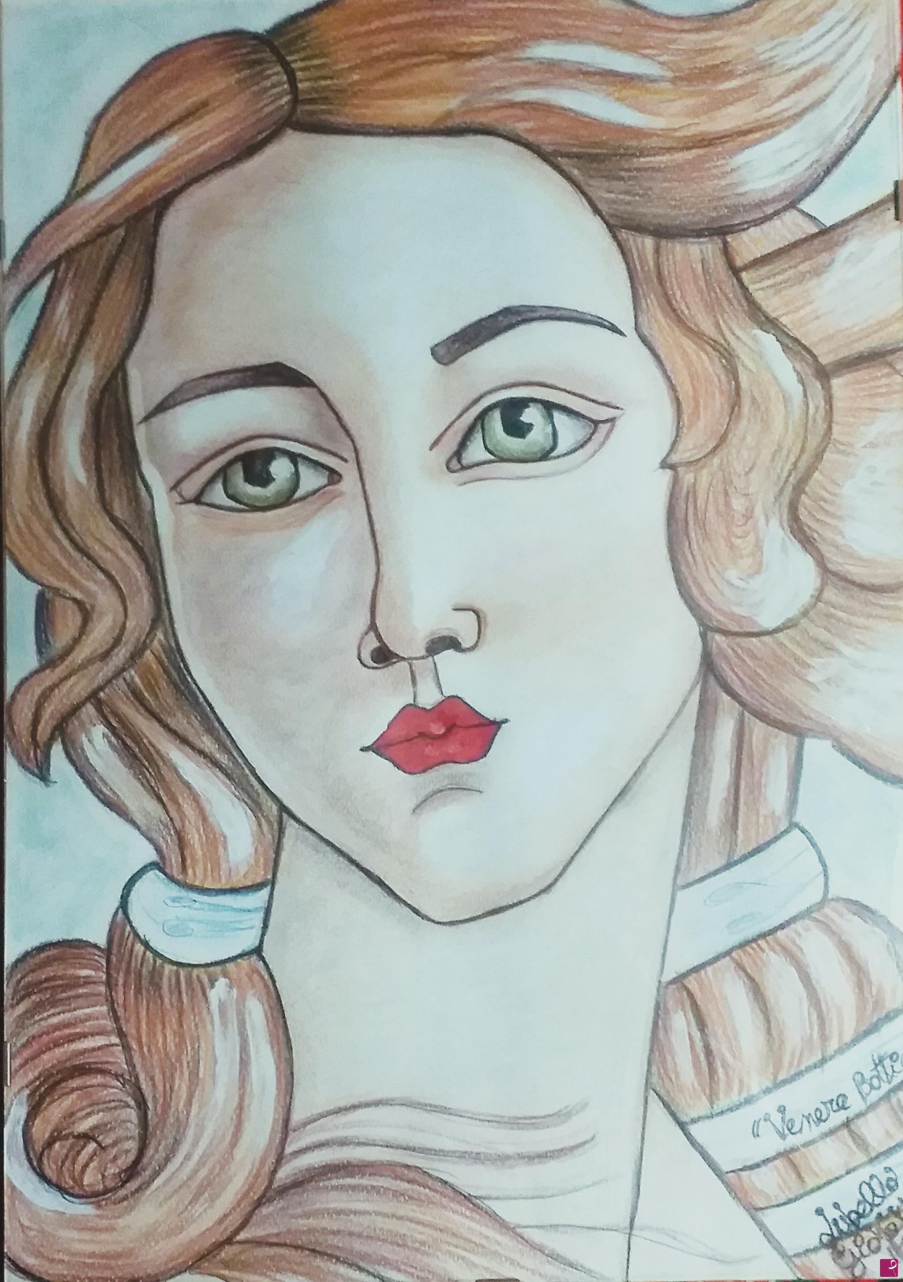 quadri in vendita online - Venere del Botticelli(particolare)