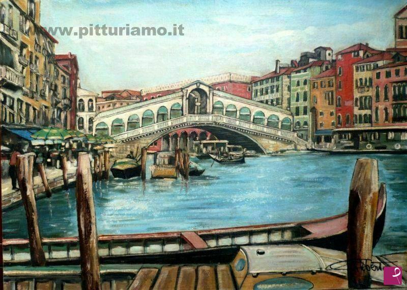 quadri in vendita online - Venezia - Ponte di Rialto