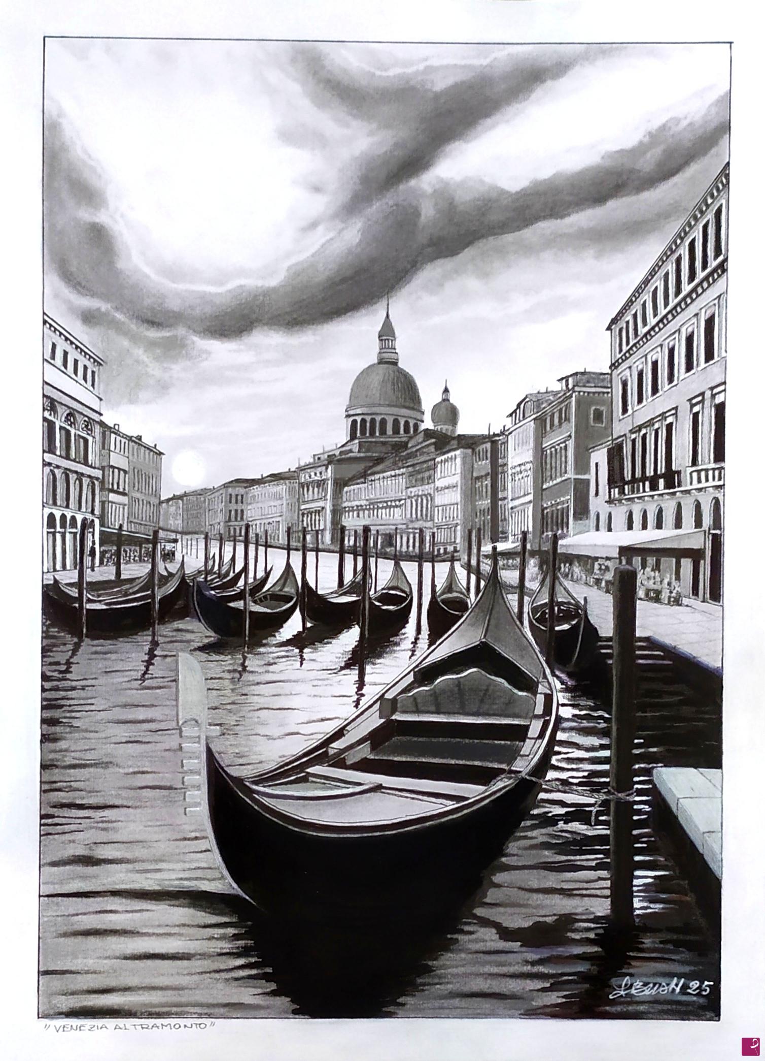 quadri in vendita online - Venezia al tramonto 