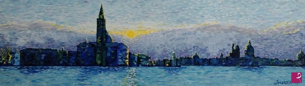 quadri in vendita online - venezia al tramonto