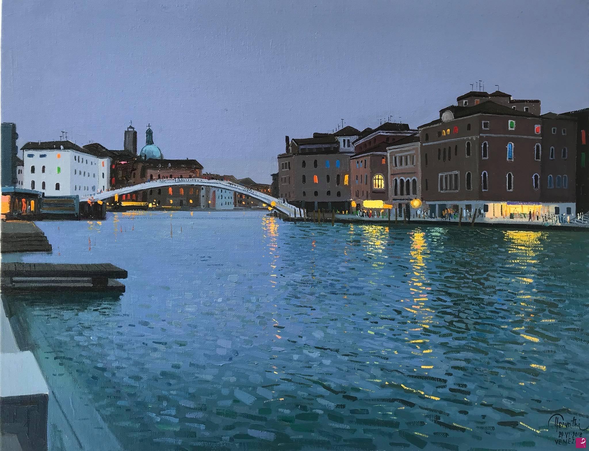quadri in vendita online - “Venezia di notte”