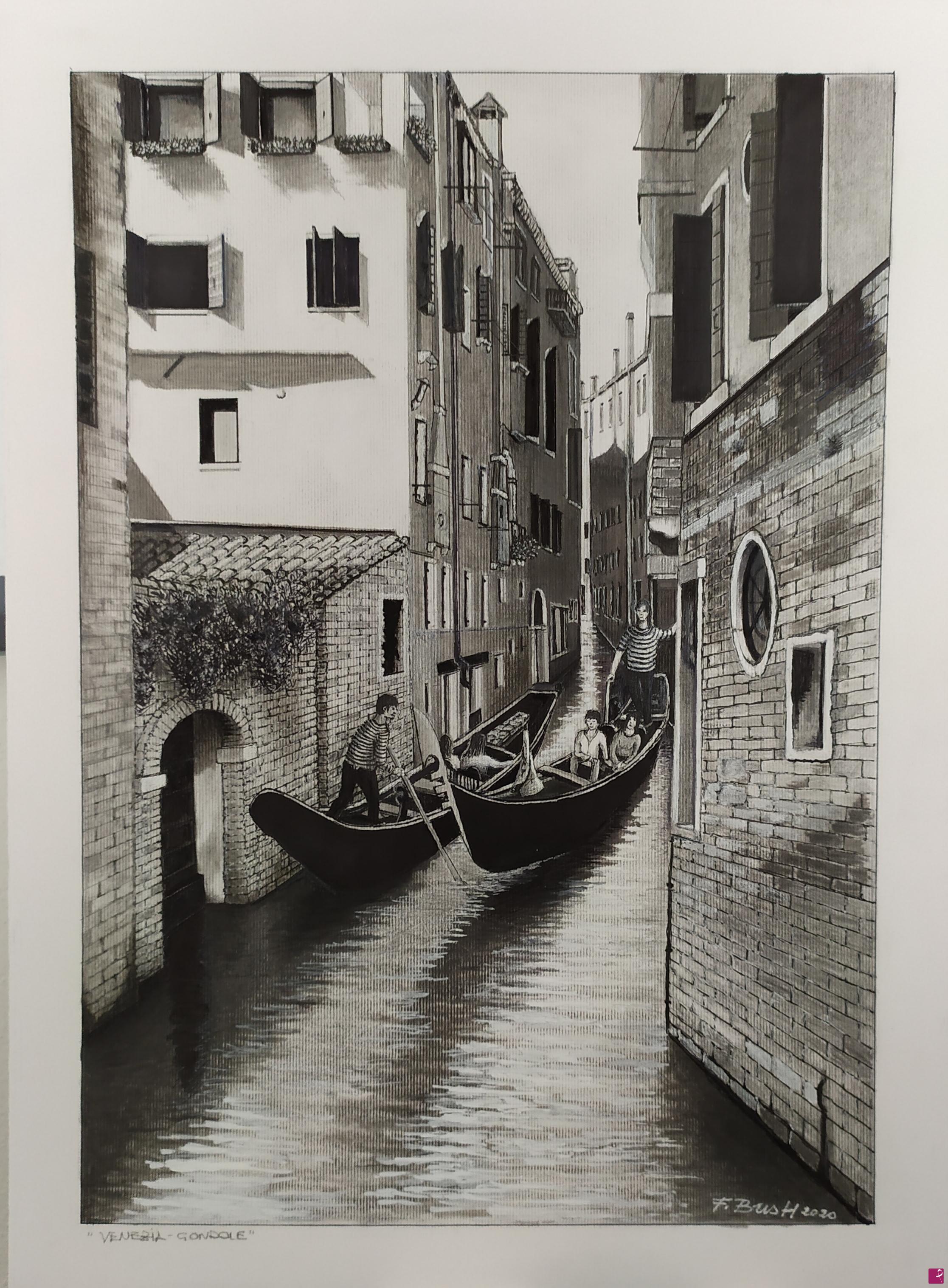 quadri in vendita online - Venezia Gondole 