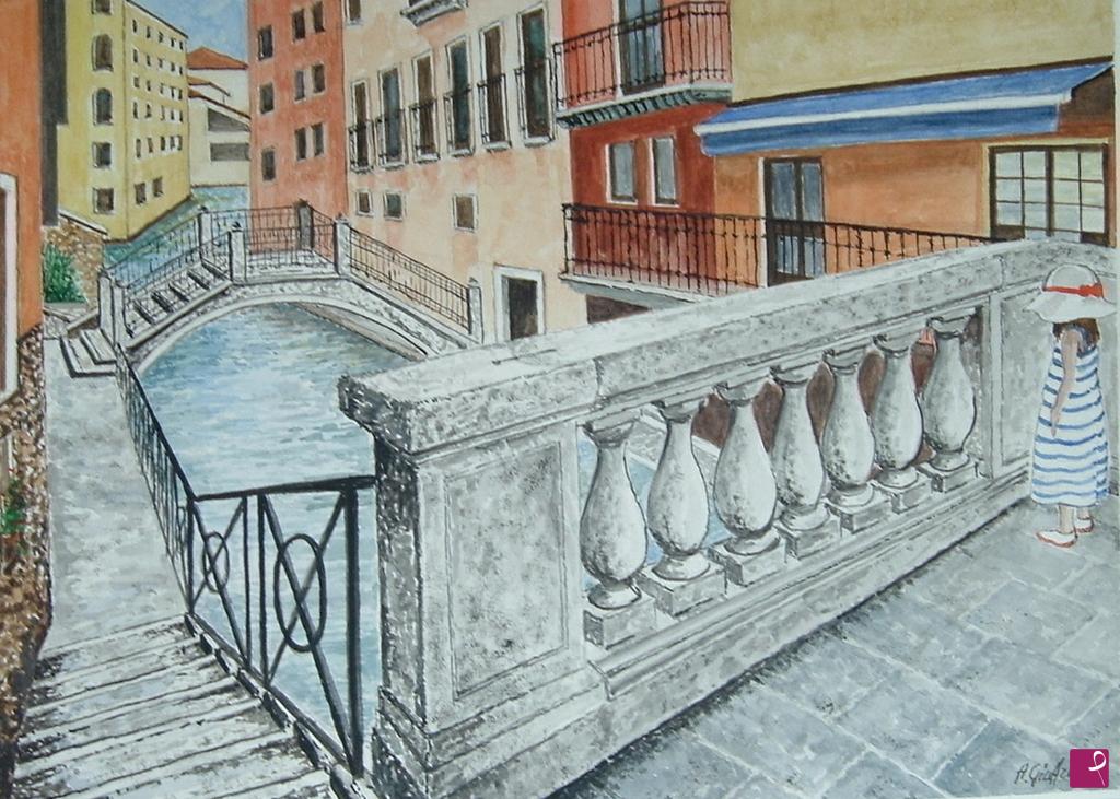 quadri in vendita online - VENEZIA .... I PONTI