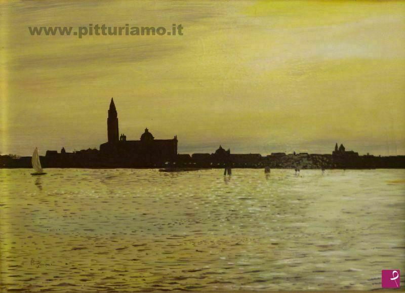 quadri in vendita online - Venezia, il bacino di San Marco