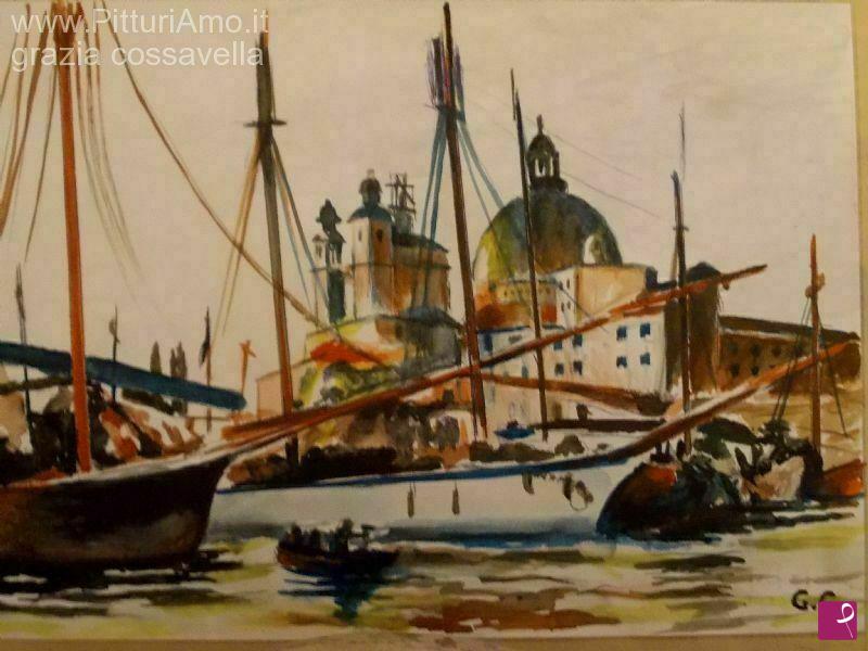 quadri in vendita online - VENEZIA   La Chiesa della Salute