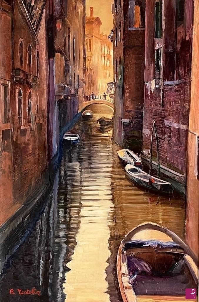 quadri in vendita online - Venezia: luci e riflessi