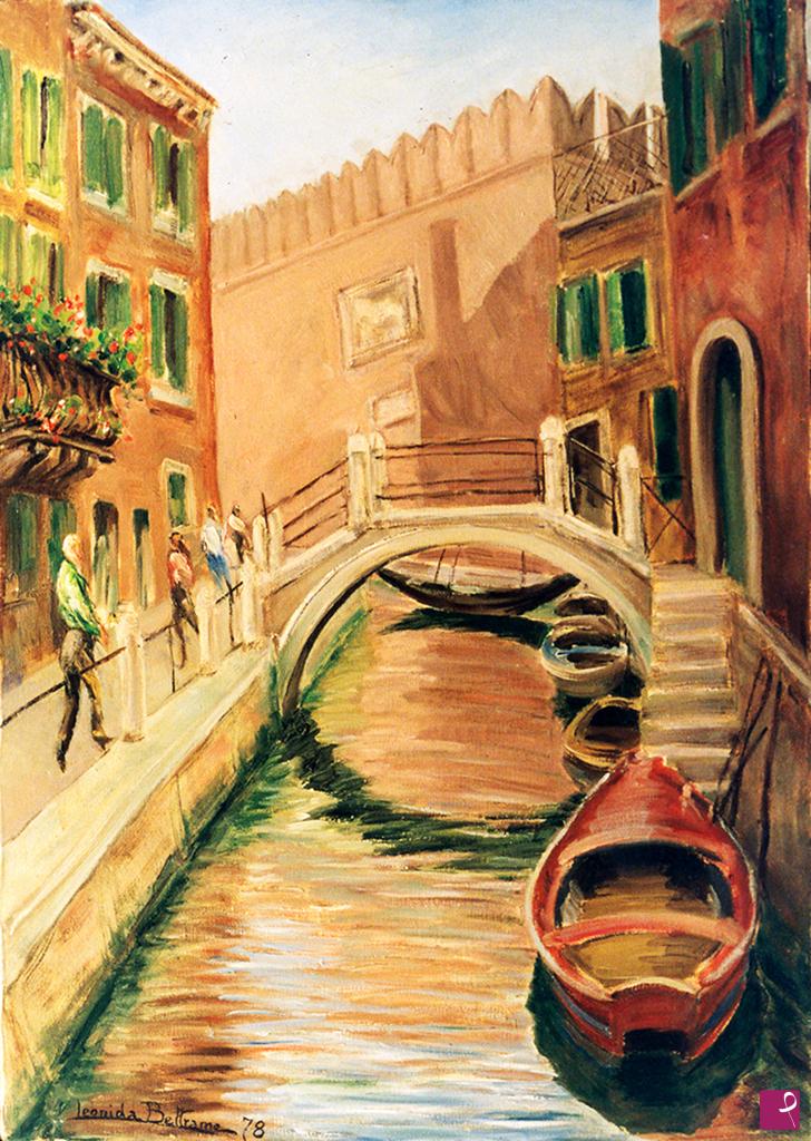 quadri in vendita online - VENEZIA: RIO DELL'ARSENALE