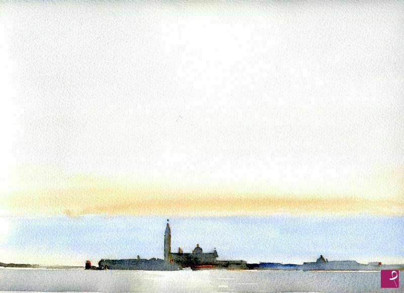 quadri in vendita online - venezia, s.giorgio e la giudecca