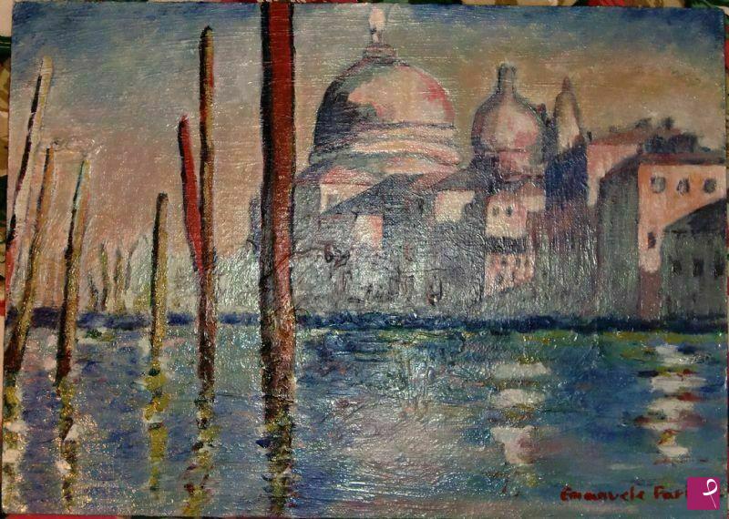 quadri in vendita online - Venezia: vista della Basilica della Salute