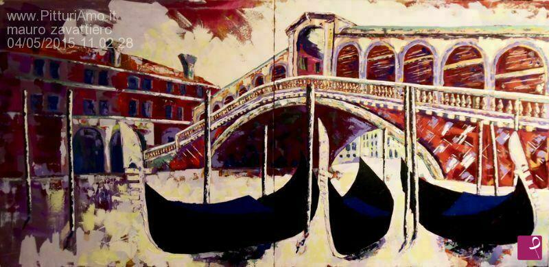 quadri in vendita online - VENICE POPPY RIALTO 2