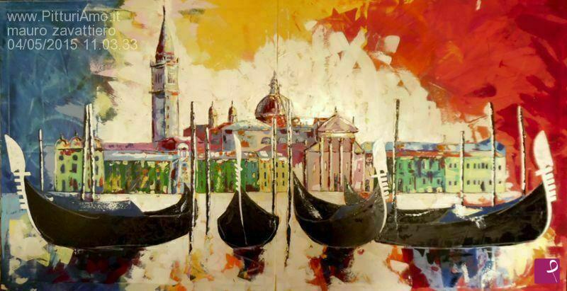 quadri in vendita online - VENICE POPPY SAN GIORGIO