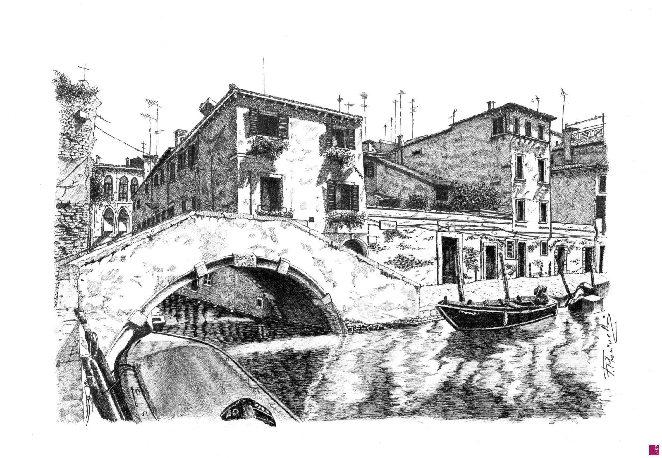 quadri in vendita online - Venice's suburb