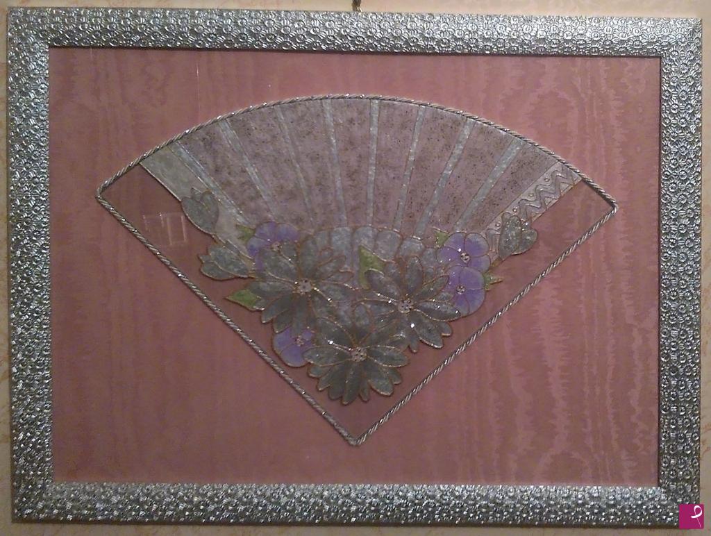 quadri in vendita online - Ventaglio geisha