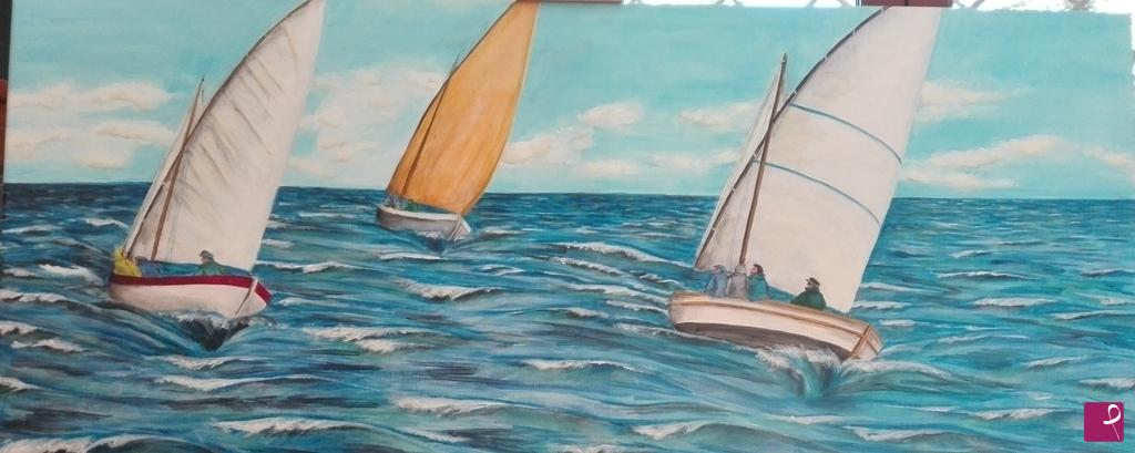 quadri in vendita online - Vento di mare