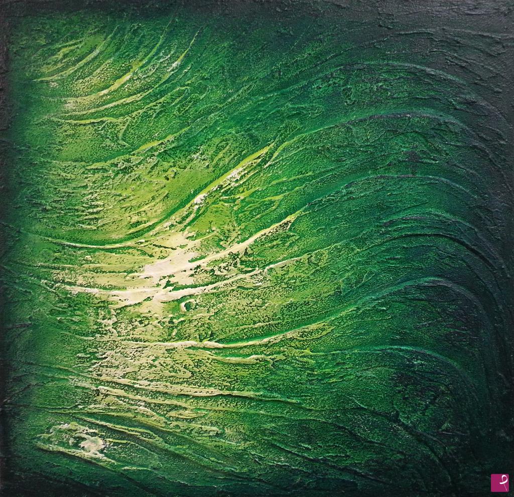 quadri in vendita online - Verde luce