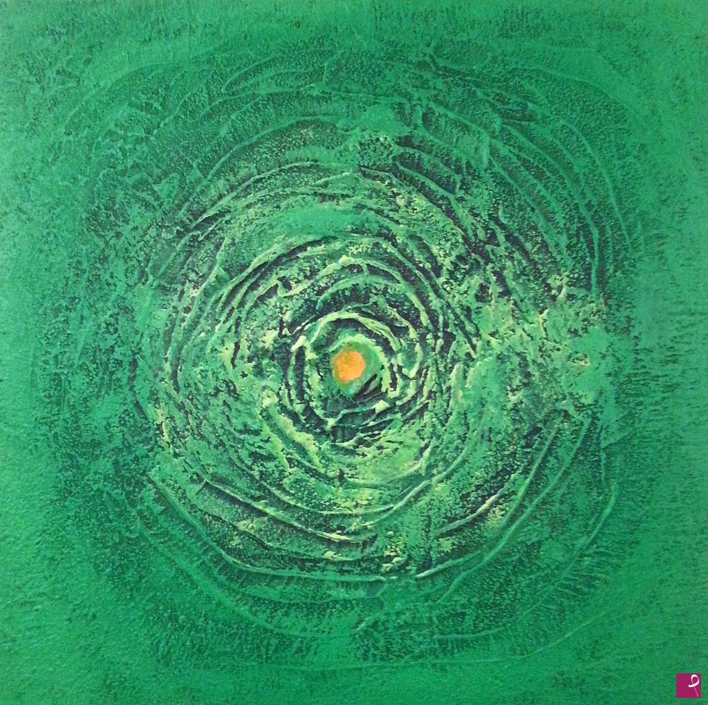 quadri in vendita online - Verde mandala 