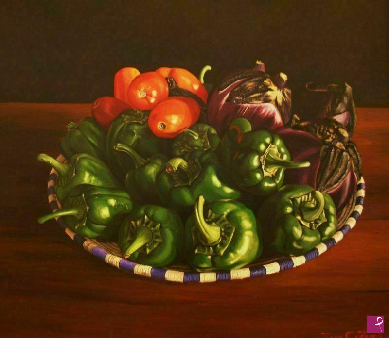 quadri in vendita online - verde,rosso,viola