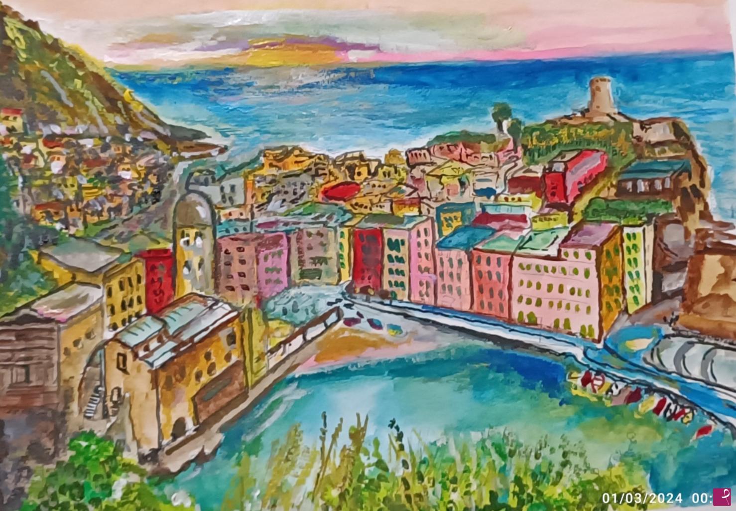 quadri in vendita online - VERNAZZA (5 TERRE)