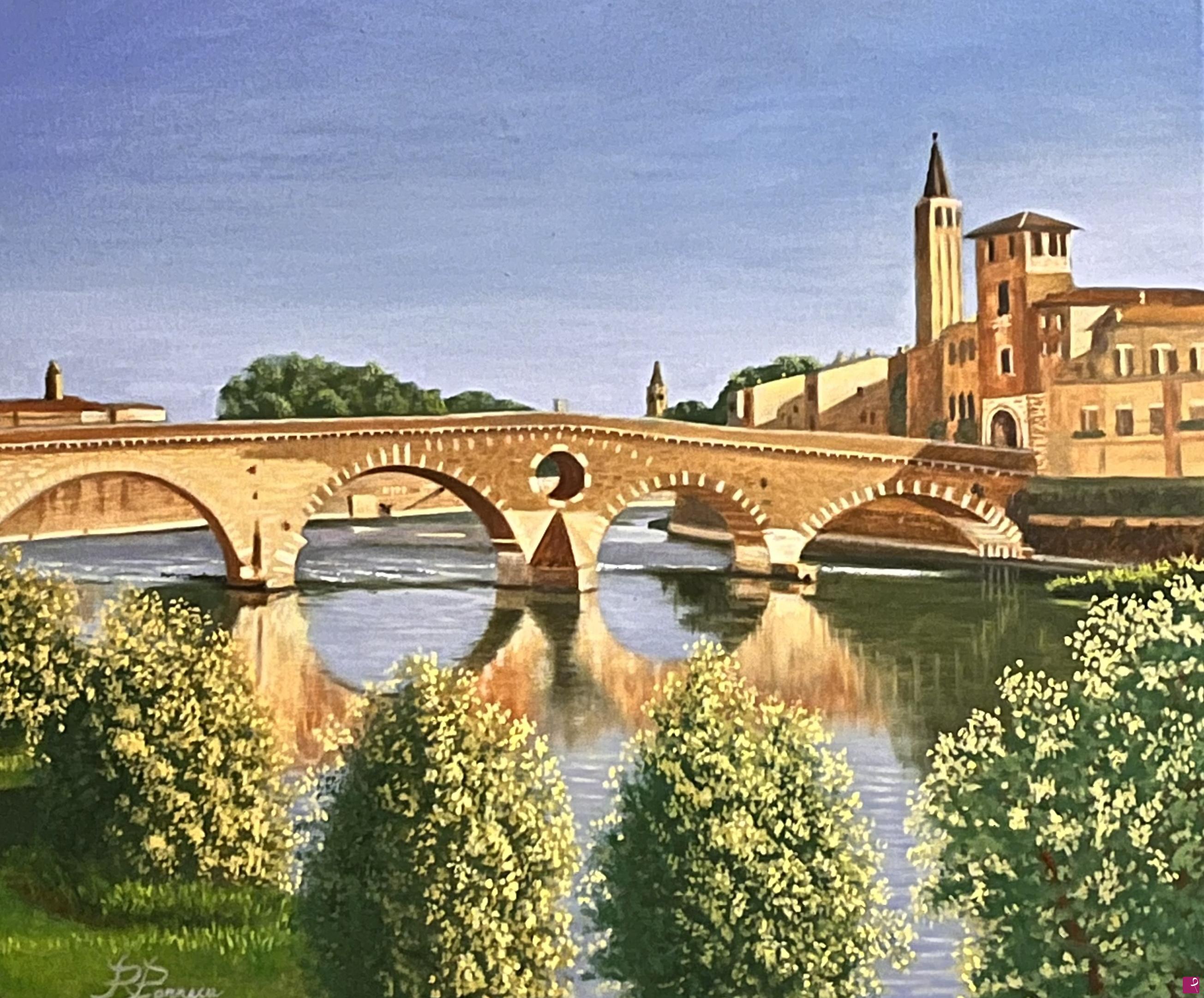 quadri in vendita online - Verona - Ponte Pietra