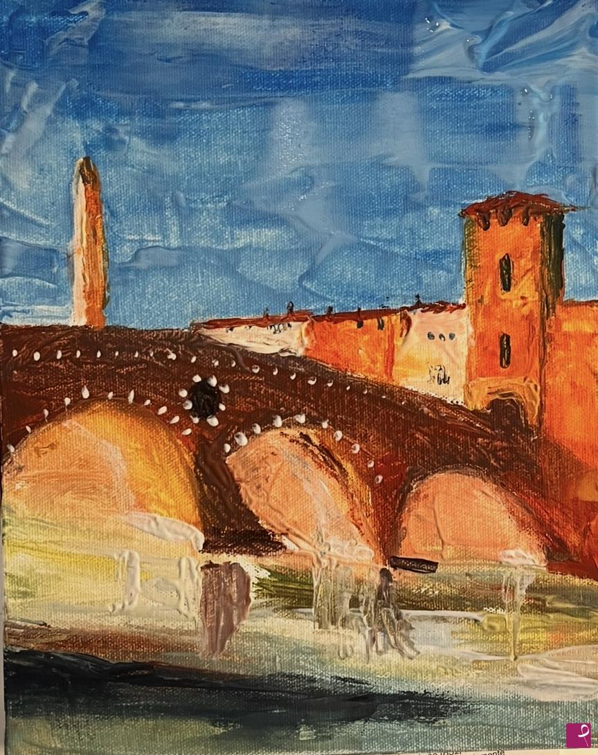 quadri in vendita online - Verona Ponte Pietra