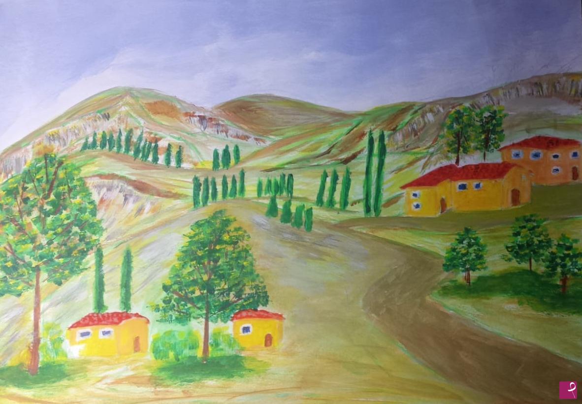 quadri in vendita online - Verso le colline