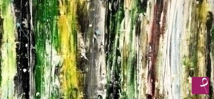 quadri in vendita online - VERTICAL Green 6