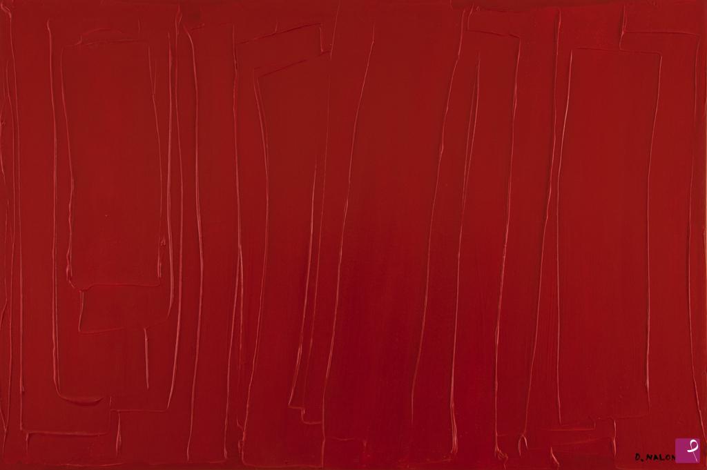 quadri in vendita online - Vertical Red