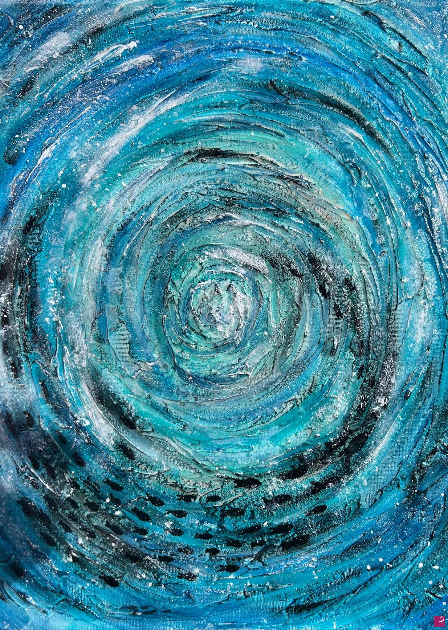quadri in vendita online - Vertigo blu