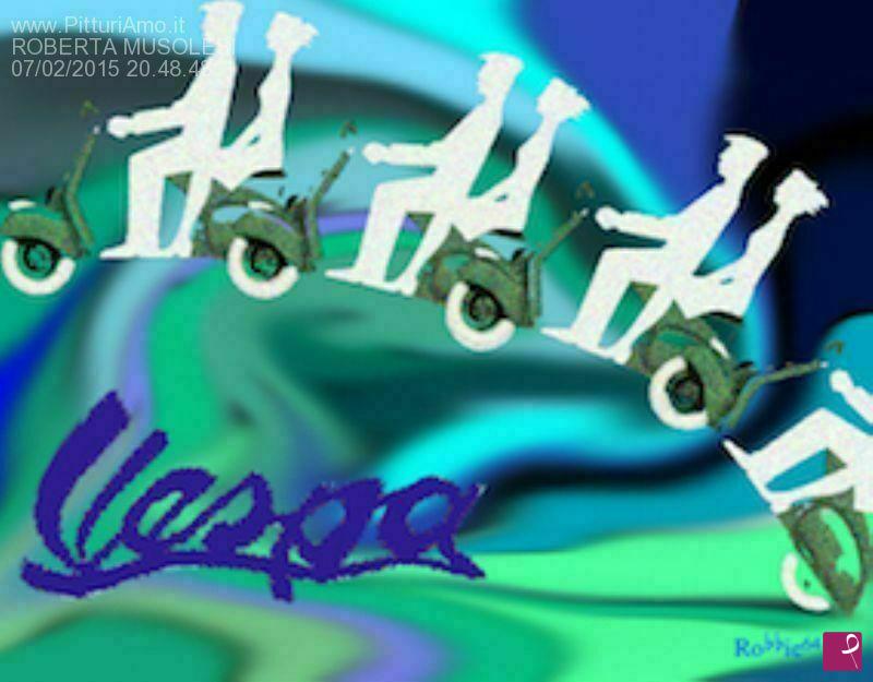 quadri in vendita online - Vespa 1